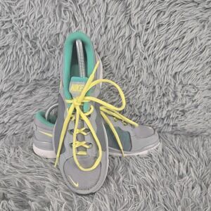 Nike 511332-013 Flex Training Womens‎ US 9.5 EU 41 Gray Lace Up Low Top Running